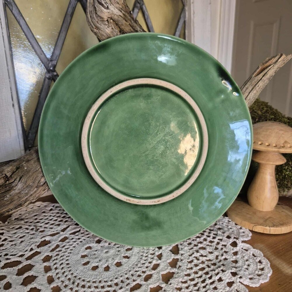 Cabinet of Curiosities 🏷️🧚♂️ Vintage Apple-Shaped Tureen with Plate & Spoon - Picture 8 of 17